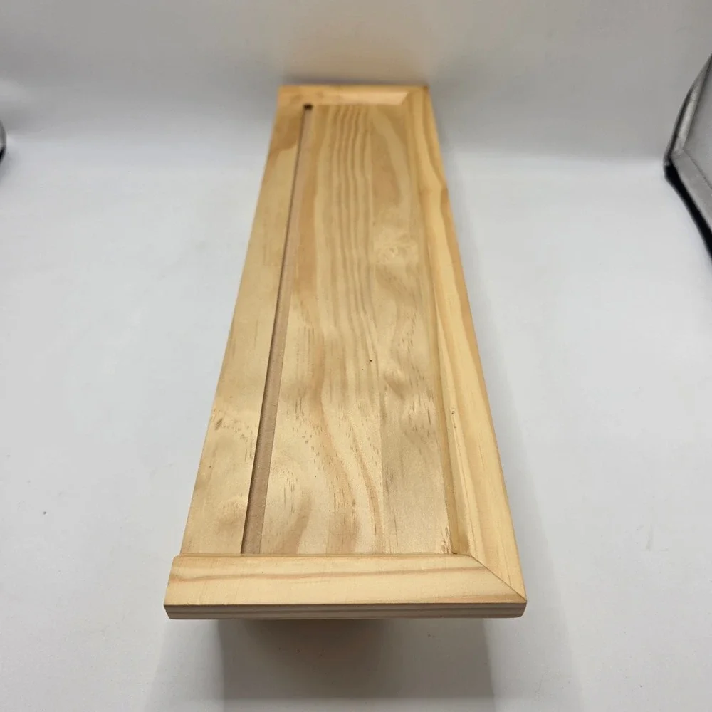 Restore & Restyle 18in Display Natural Pine Wood Floating Shelf‎ Vintage 1999